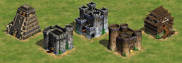 Age of Empires II Japanese Castle Minecraft Map