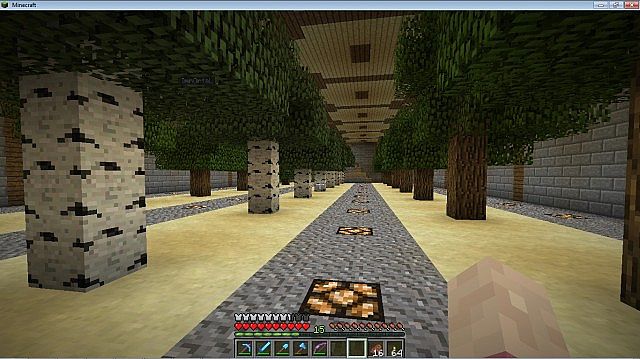 Underground tree farm Minecraft Project