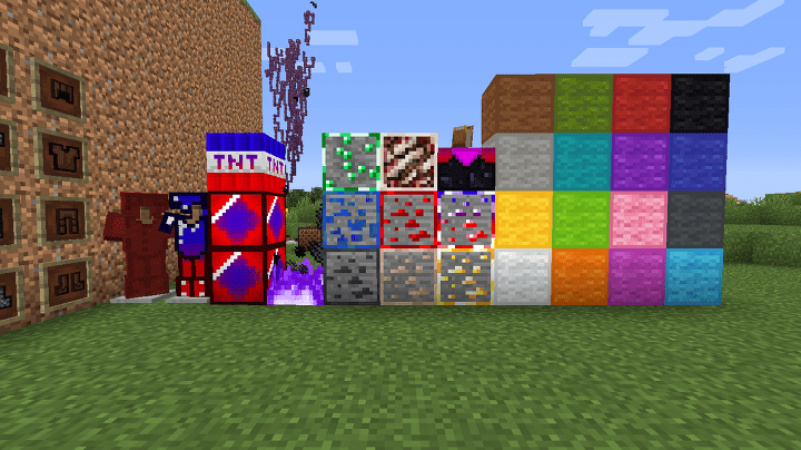 Red Blue Fade PvP Minecraft Texture Pack