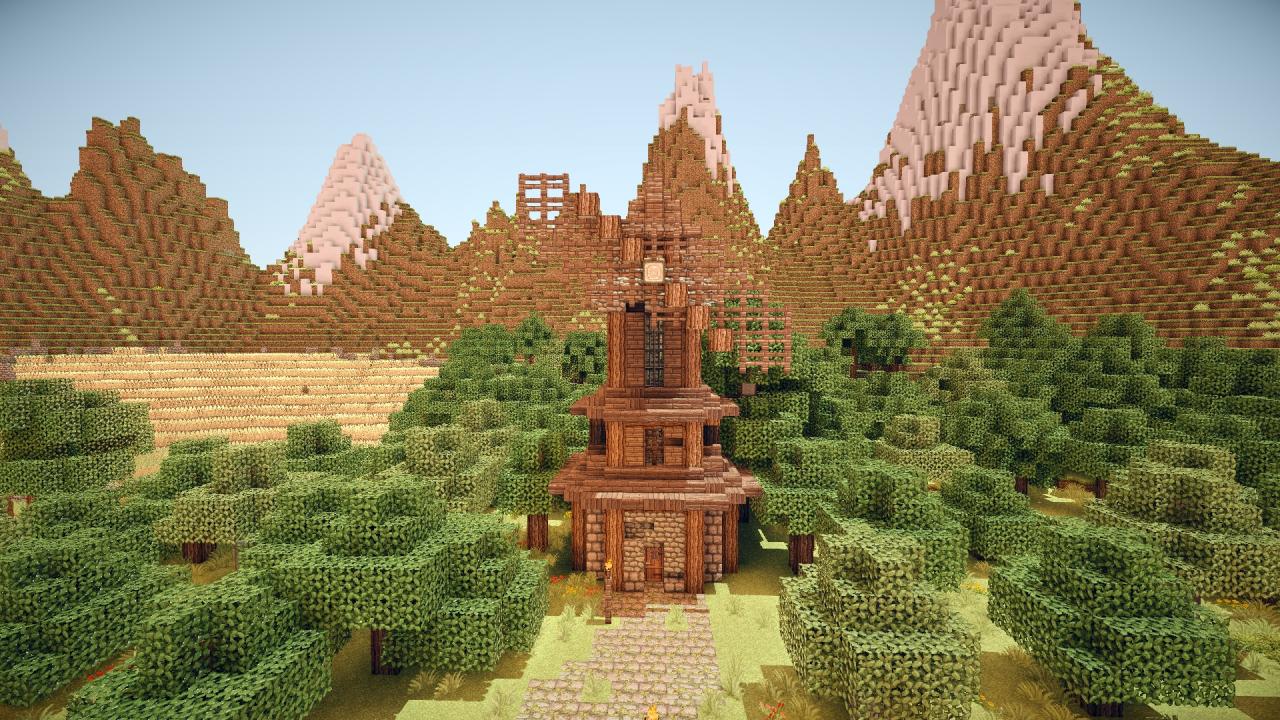 Medieval Homestead [Custom Terrain] Minecraft Map