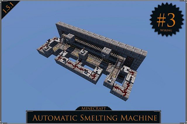 [1.6.2] 3 Automatic Smelting Machines Minecraft Project