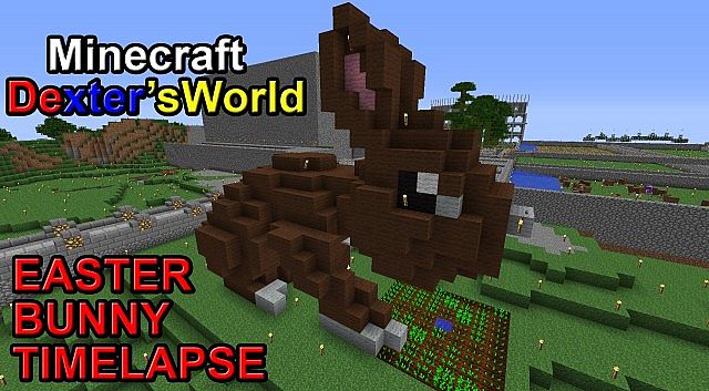 Easter Bunny Timelapse Minecraft Project