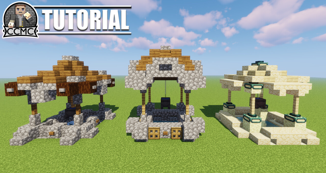 Well Designs + Schematic Minecraft Map