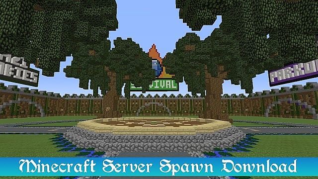 Minecraft Large Server Hub / Lobby Download (Spawn) Minecraft Map