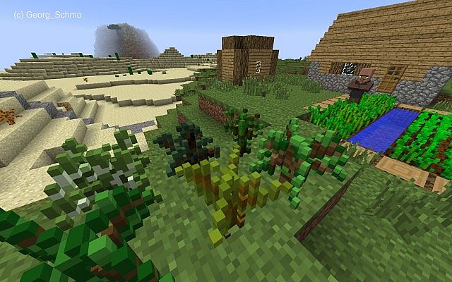 [16X] 3D NATURE PACK v2.2 (πDay Update + 1st 3D Items) Minecraft