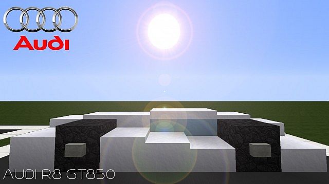 Audi R8 GT850 Minecraft Vehicles Minecraft Map