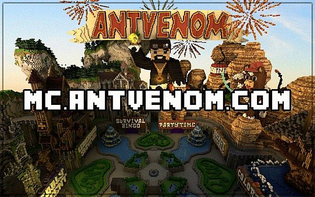 Minecraft: AntVenom Server Lobby Parkour! YouTube