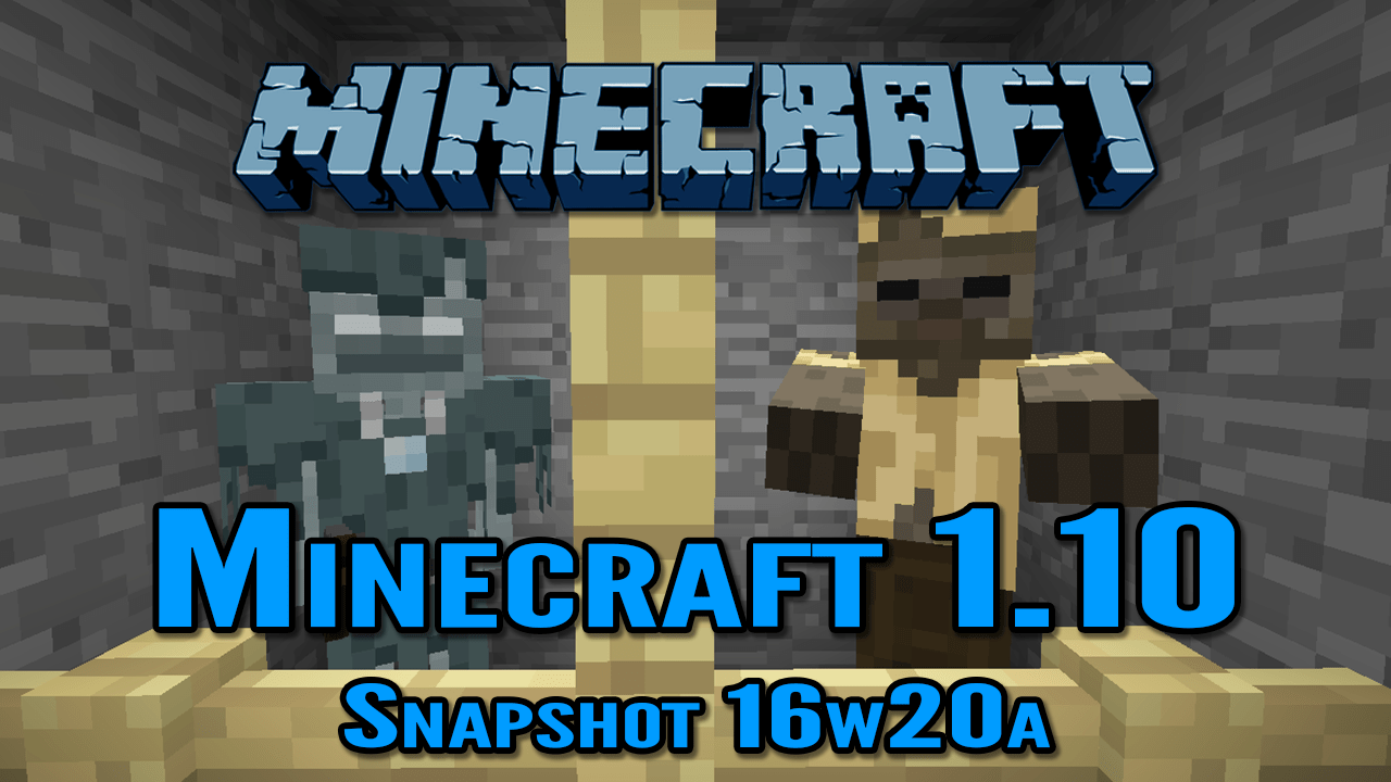 Minecraft Snapshot 16w20a New Blocks and Mobs! Minecraft Blog