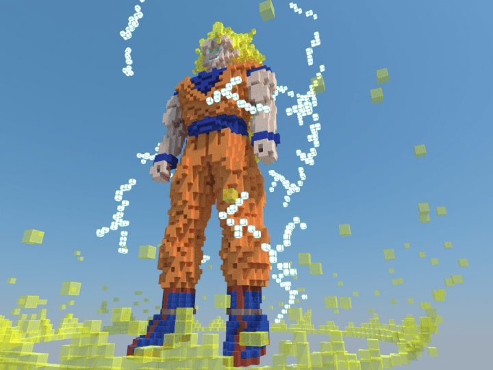 Son Goku SSJ3 Minecraft Map