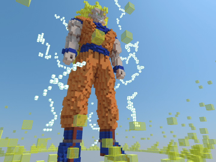 Son Goku SSJ3 Minecraft Map