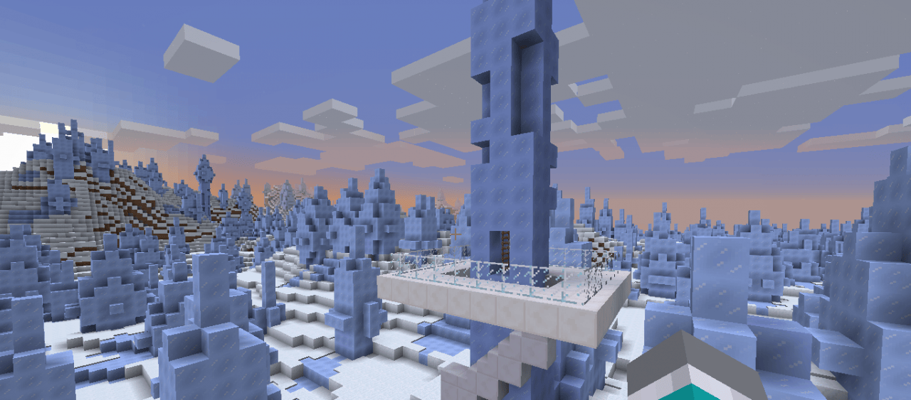 Ice Spikes Base Minecraft Project