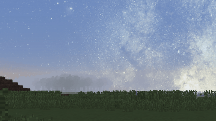 Milkyway Galaxy Night Sky Minecraft Texture Pack