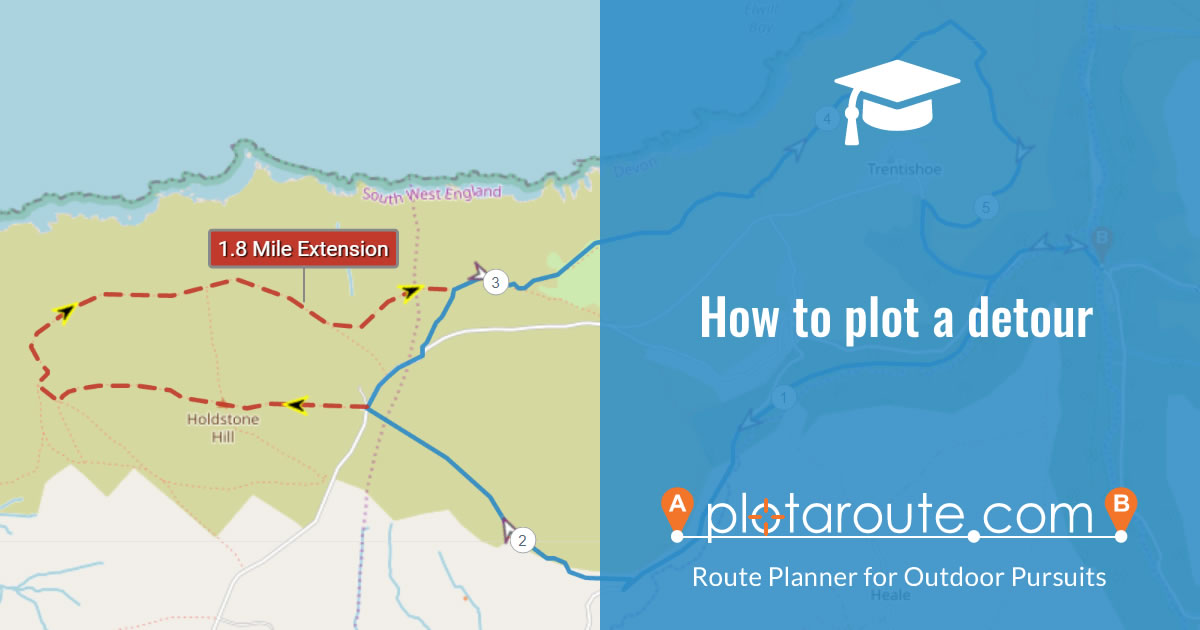 Plot A Walking Route How To Plot A Detour