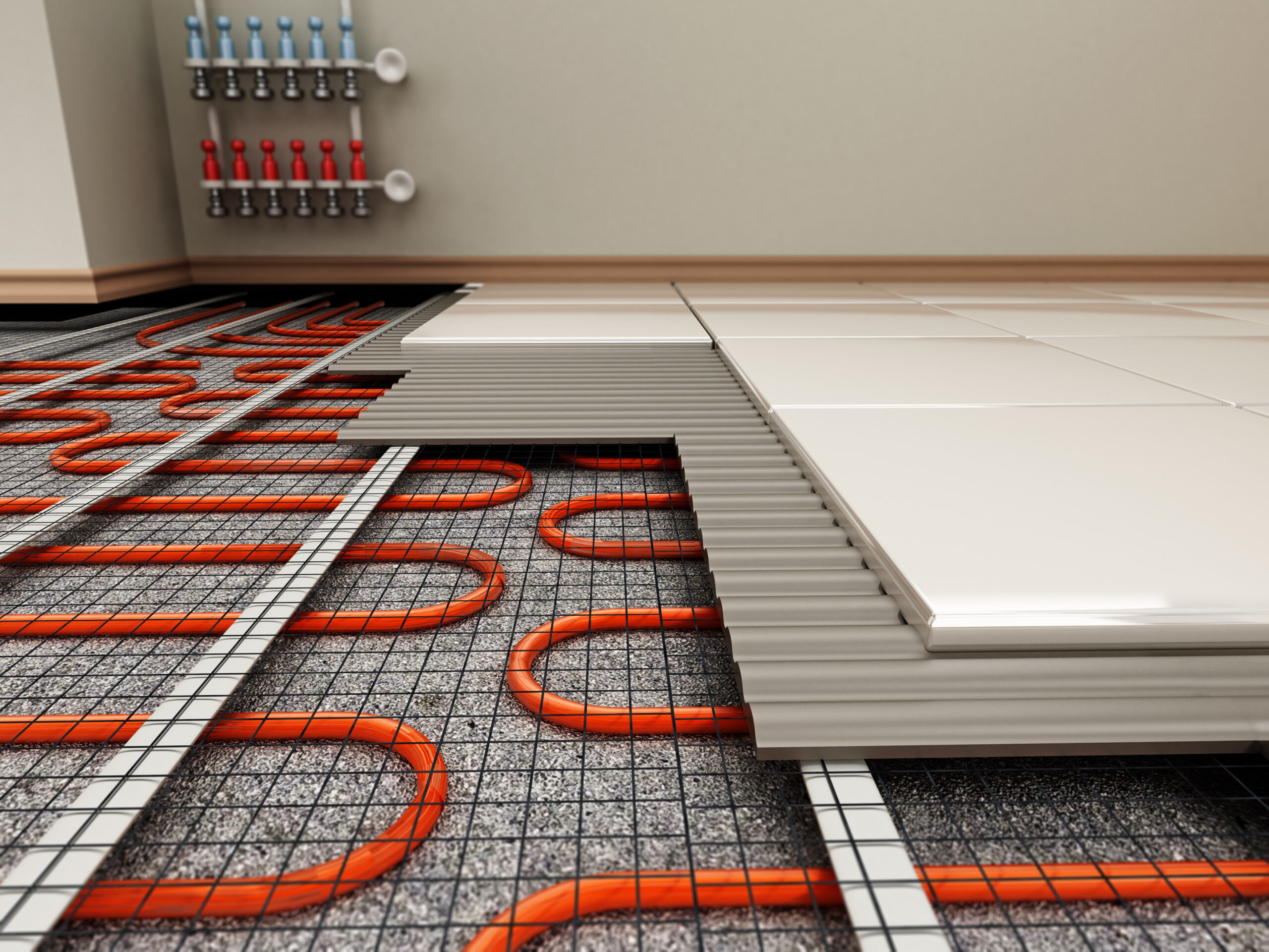 Which insulation can I use with underfloor heating? Plumbing