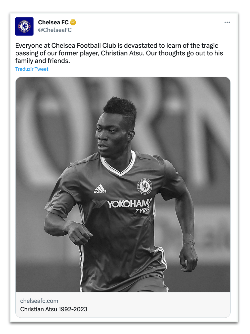 ExChelsea player found dead in Turkey Pledge Times