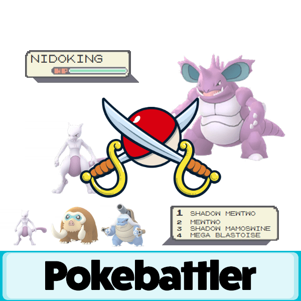 Nidoking Counters Pokemon GO Pokebattler