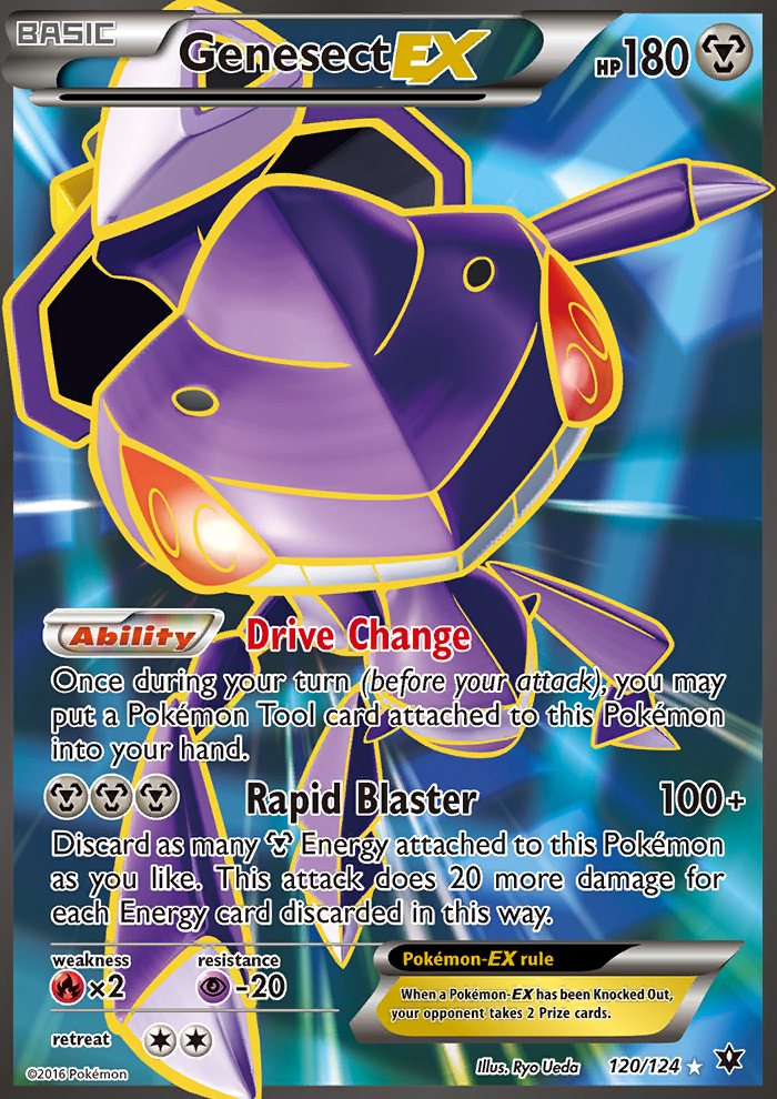 TCG Jump Featured Card Genesect EX (Fates Collide) Pokémon Crossroads