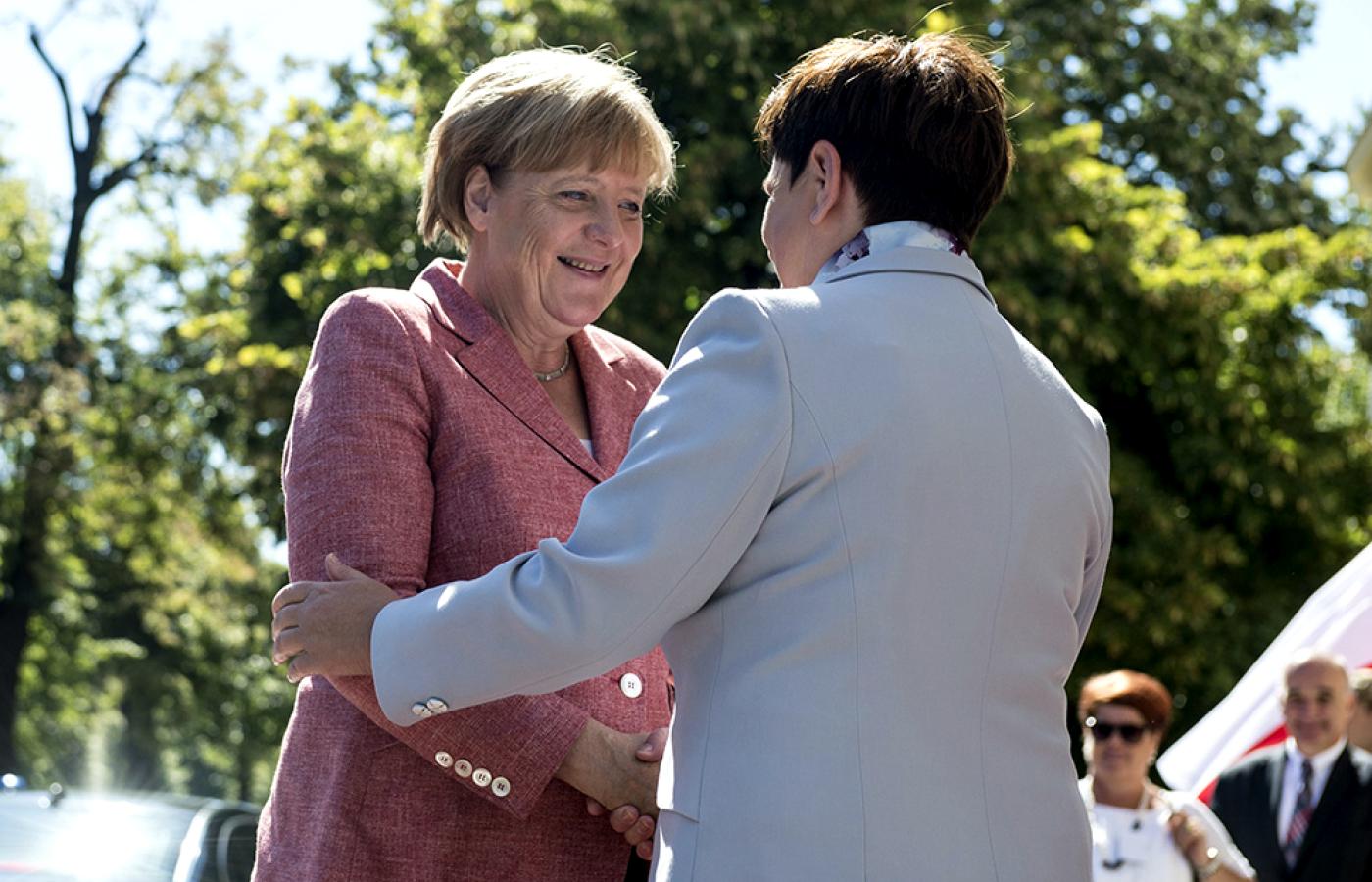 Warszawska wizyta kanclerz Niemiec to próba sił. Merkel sprawdza, czy