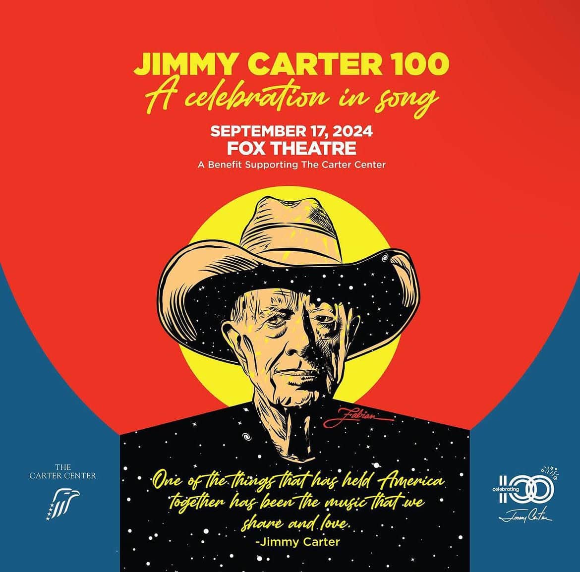 StarStudded Benefit Concert To Celebrate Jimmy Carter's 100th Birthday
