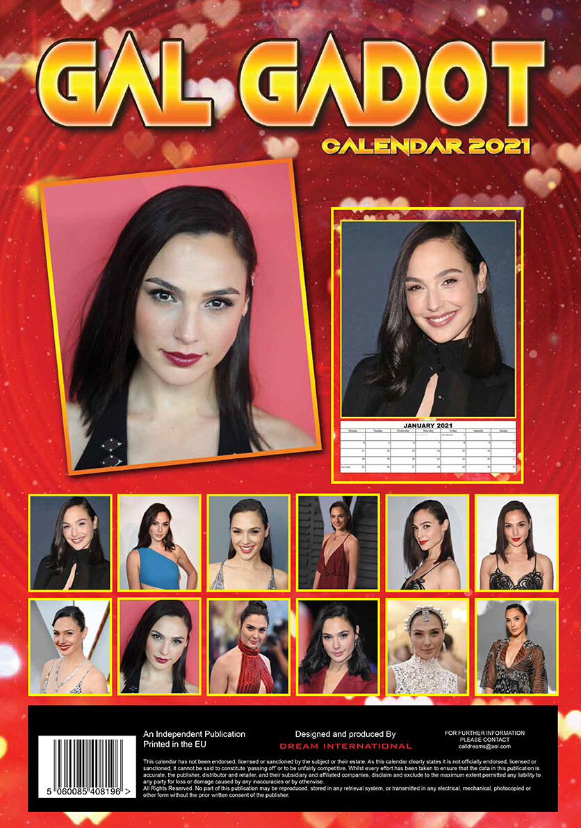 Gal Gadot Wall Calendars 2024 Buy at UKposters