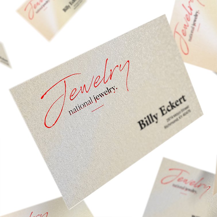 Order Pearl Business Cards Custom Pearl Metallic