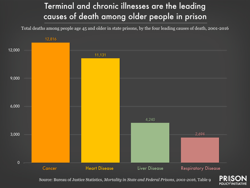 Terminal and chronic illnesses are the leading causes of... Prison