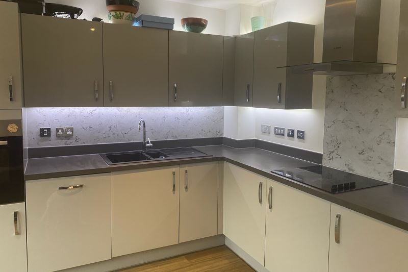 Bushboard's Alloy kitchen splashback installation guide Professional