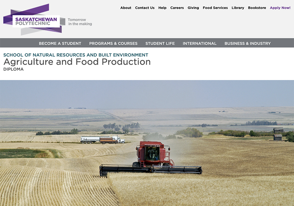 Sask. Polytech offers first ag program in Moose Jaw The Western Producer