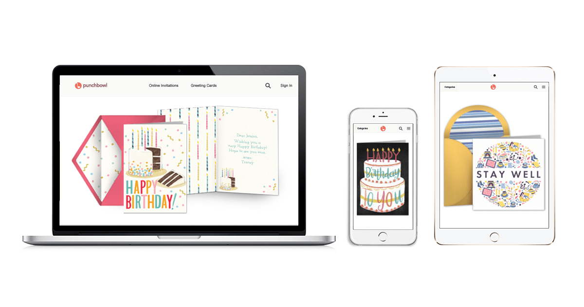 Free Online Invitations and Digital Cards Punchbowl