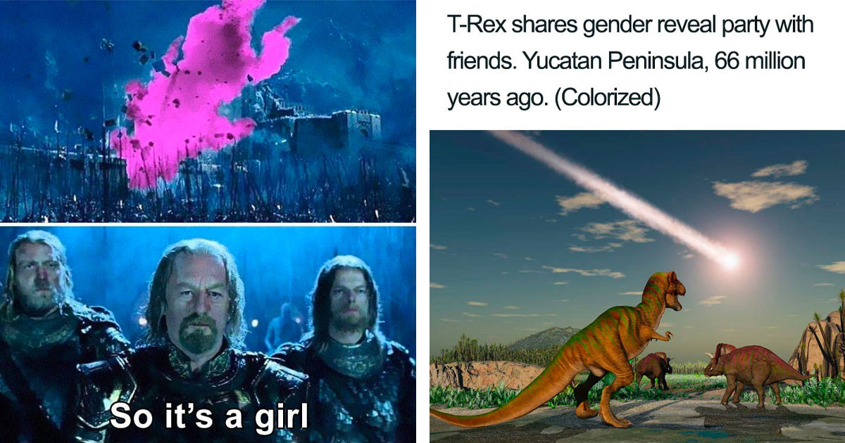 The 45 Most Hilarious GenderReveal Party Memes In Wake Of California