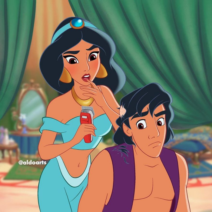 Artist Gives Us A Glimpse Of A Coronavirus Infected Disney Universe