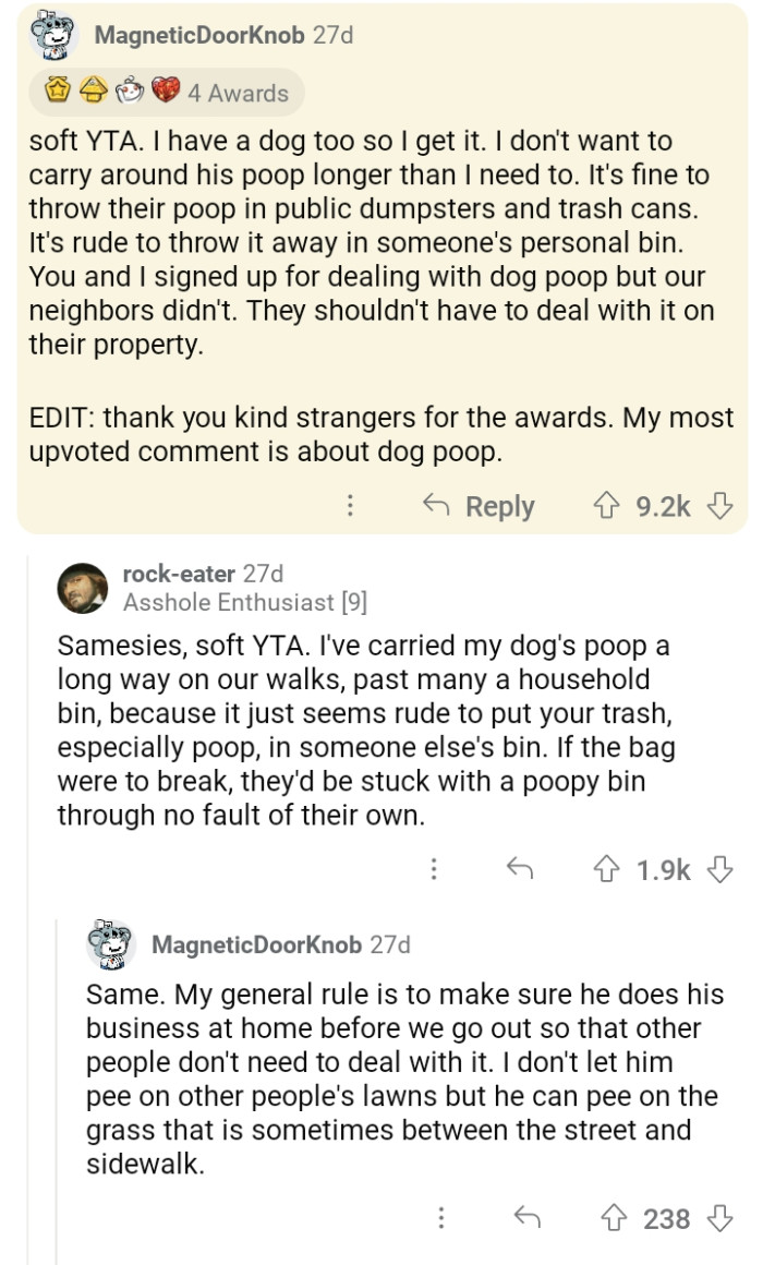 Redditors Hate This Guy For Putting A Bag Of Dog Poop In A Stranger's