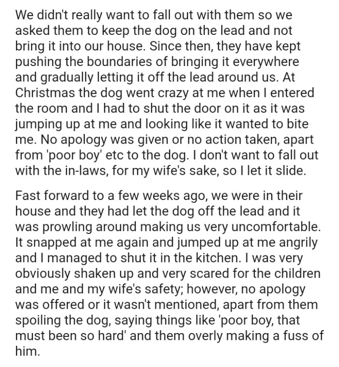 Man Asks If He'll Be Wrong For Asking His SIL To Keep Her Rescue Dog