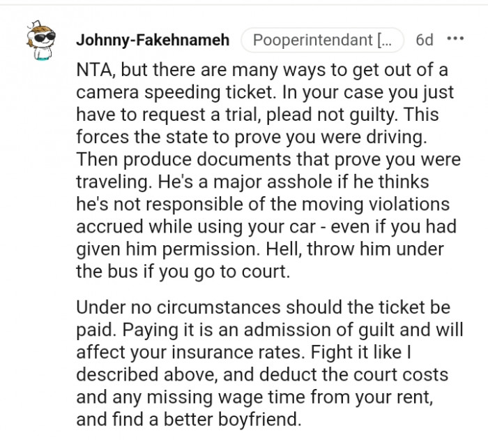 Redditor Withholds Paying Her Part Of The Rent Until Boyfriend Pays For