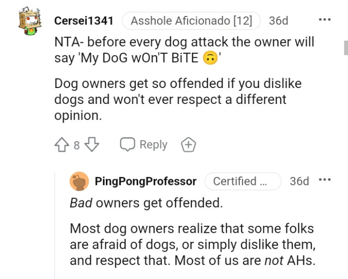 Redditor Gets Insulted For Backing Away From A Dog That Was Trying To