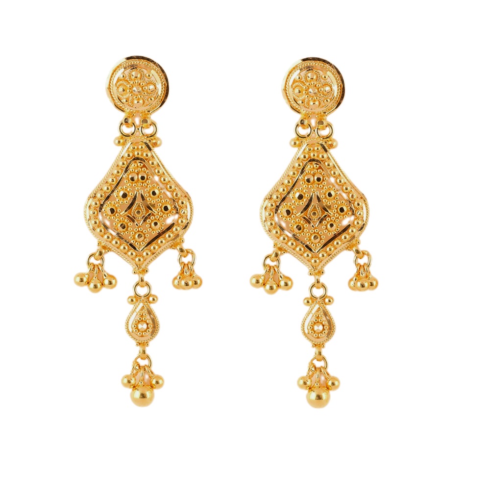 22ct Gold Drop Earrings for Women Gold Earrings UK