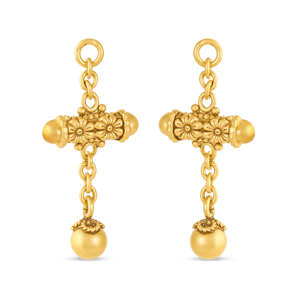22ct Gold Ear Droppers Armari Collection PureJewels UK