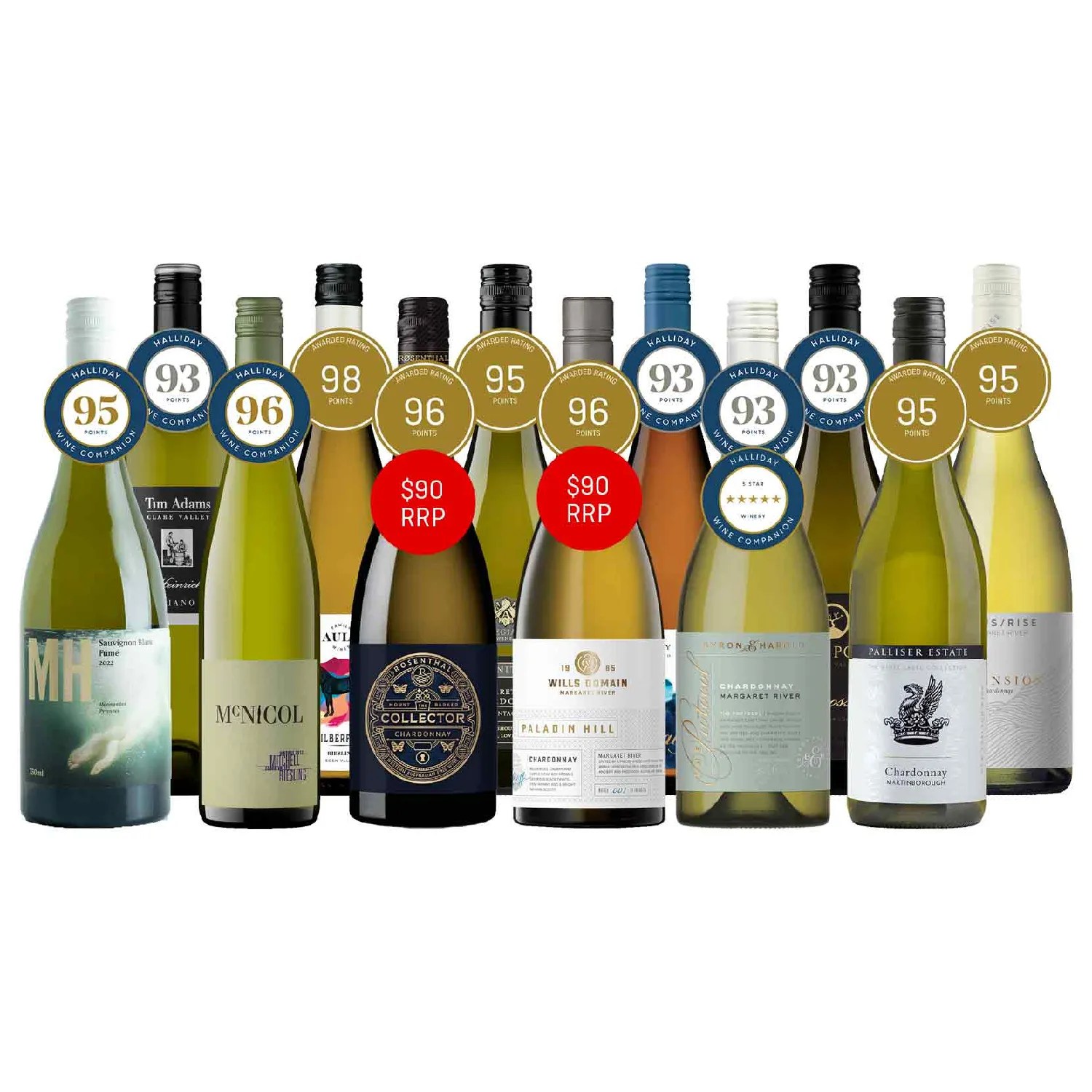 Buy White Mixed Wine Cases Qantas Wine