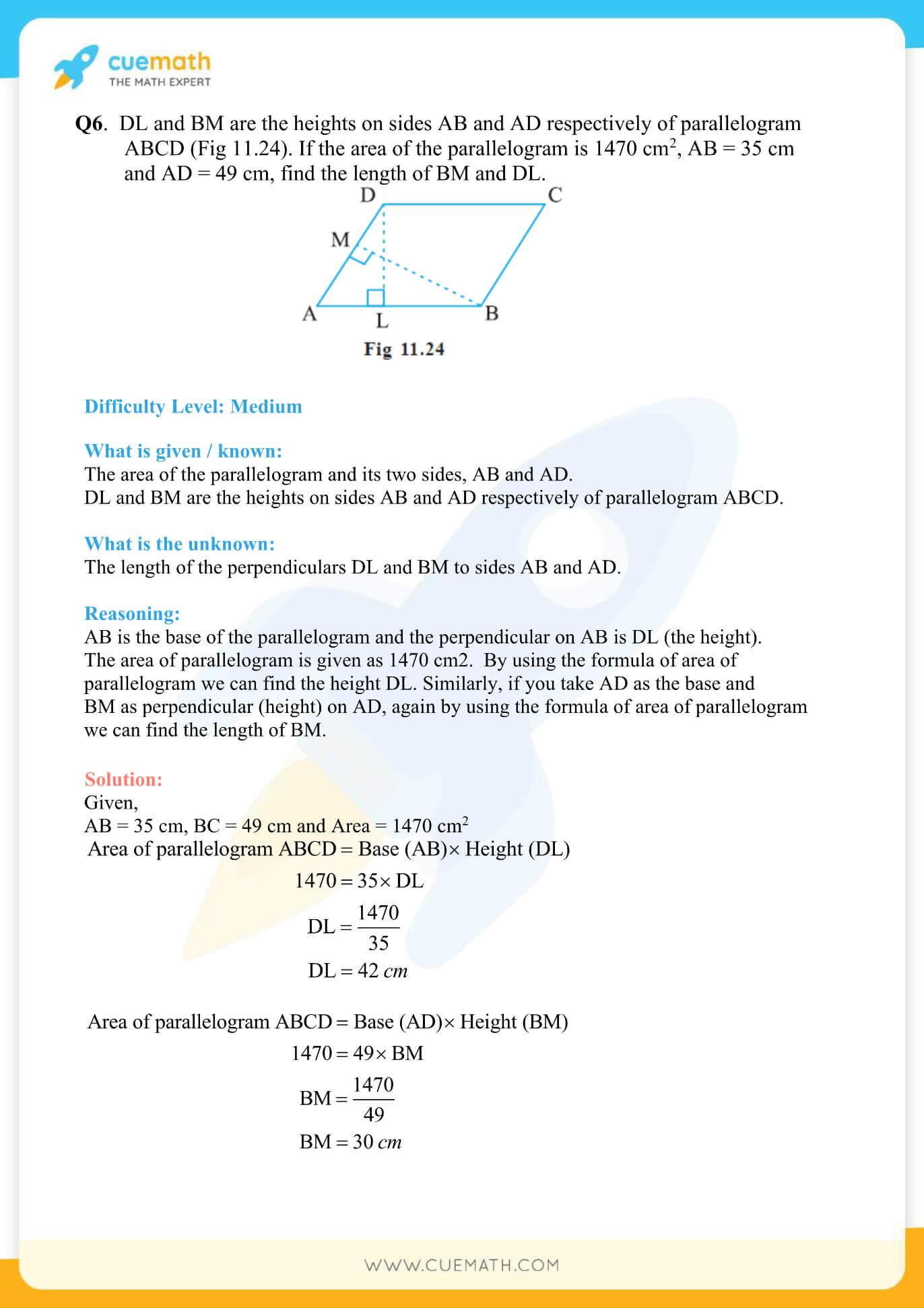 NCERT Solutions Class 7 Maths Chapter 11 Perimeter and Area Access PDF