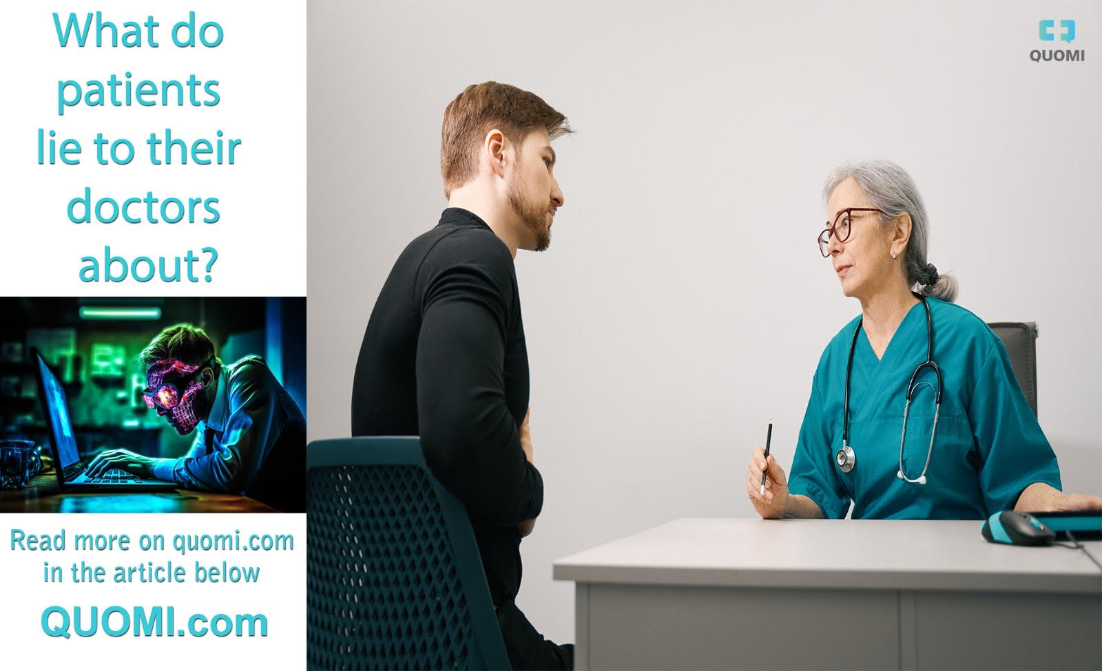What do patients lie to their doctors about? Quomi Healthcare meets