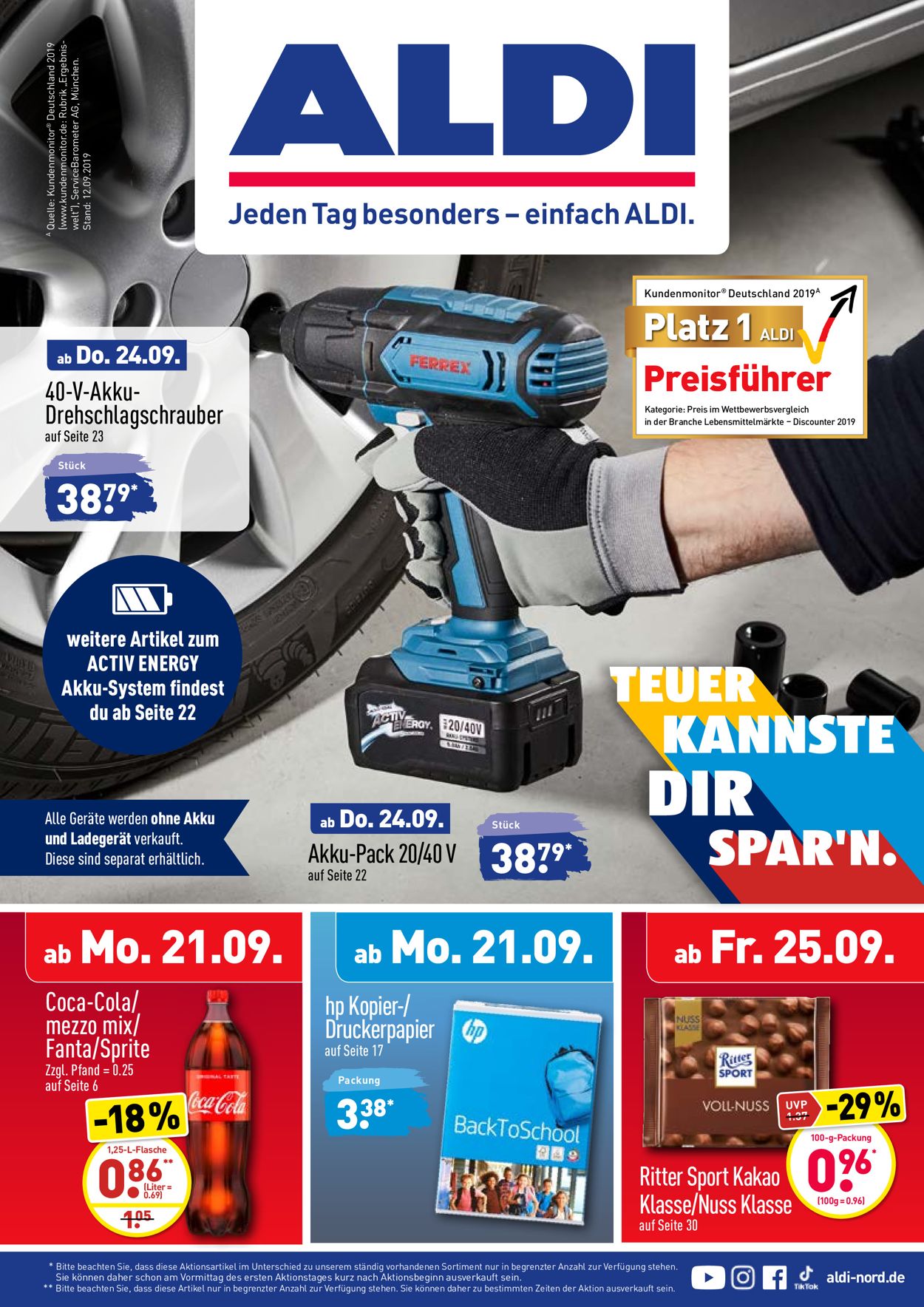 ALDI Nord Prospekt 21.09 26.09.2020 (Seite 10) Rabato