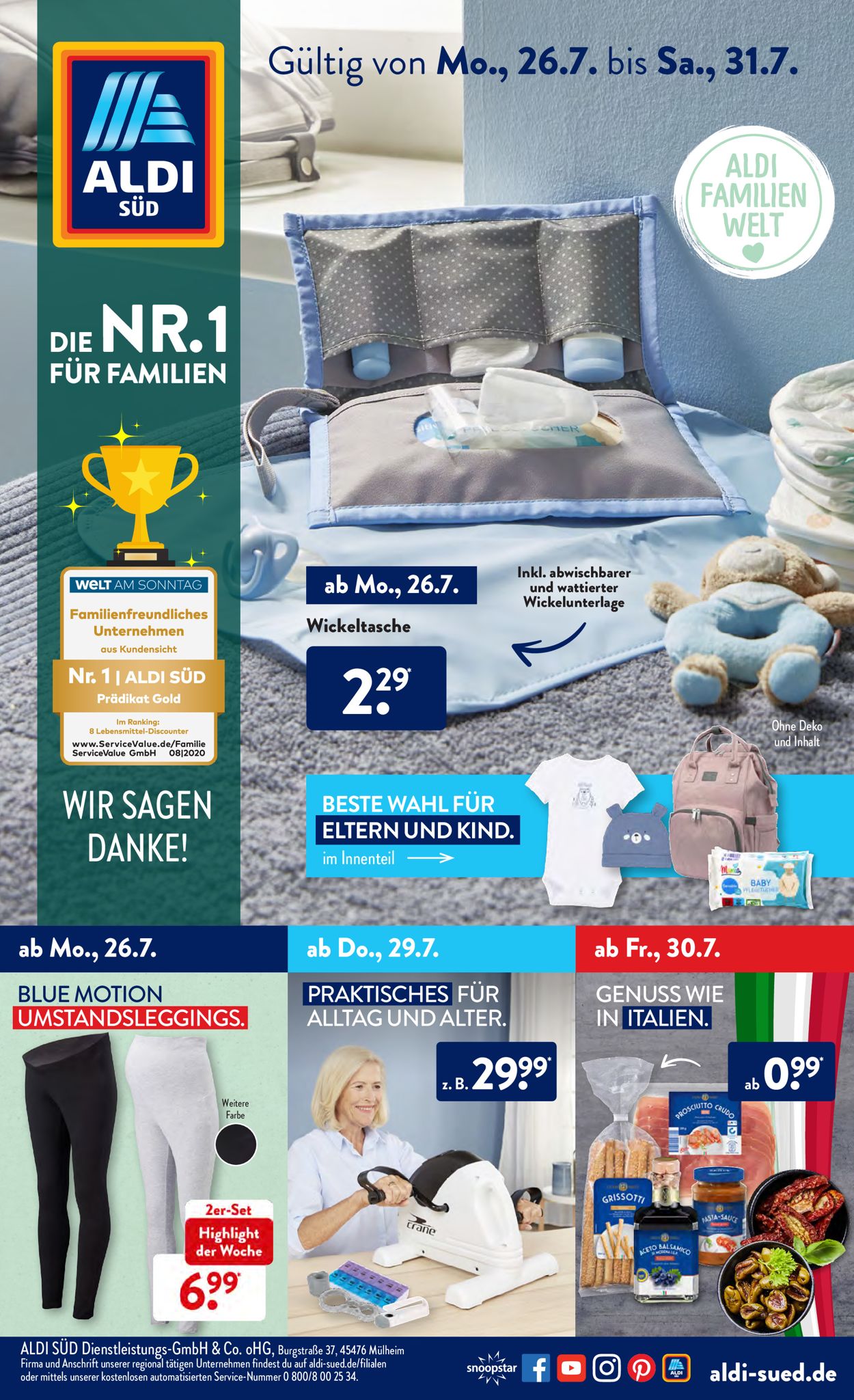 ALDI SÜD Prospekt 26.07 31.07.2021 (Seite 14) Rabato