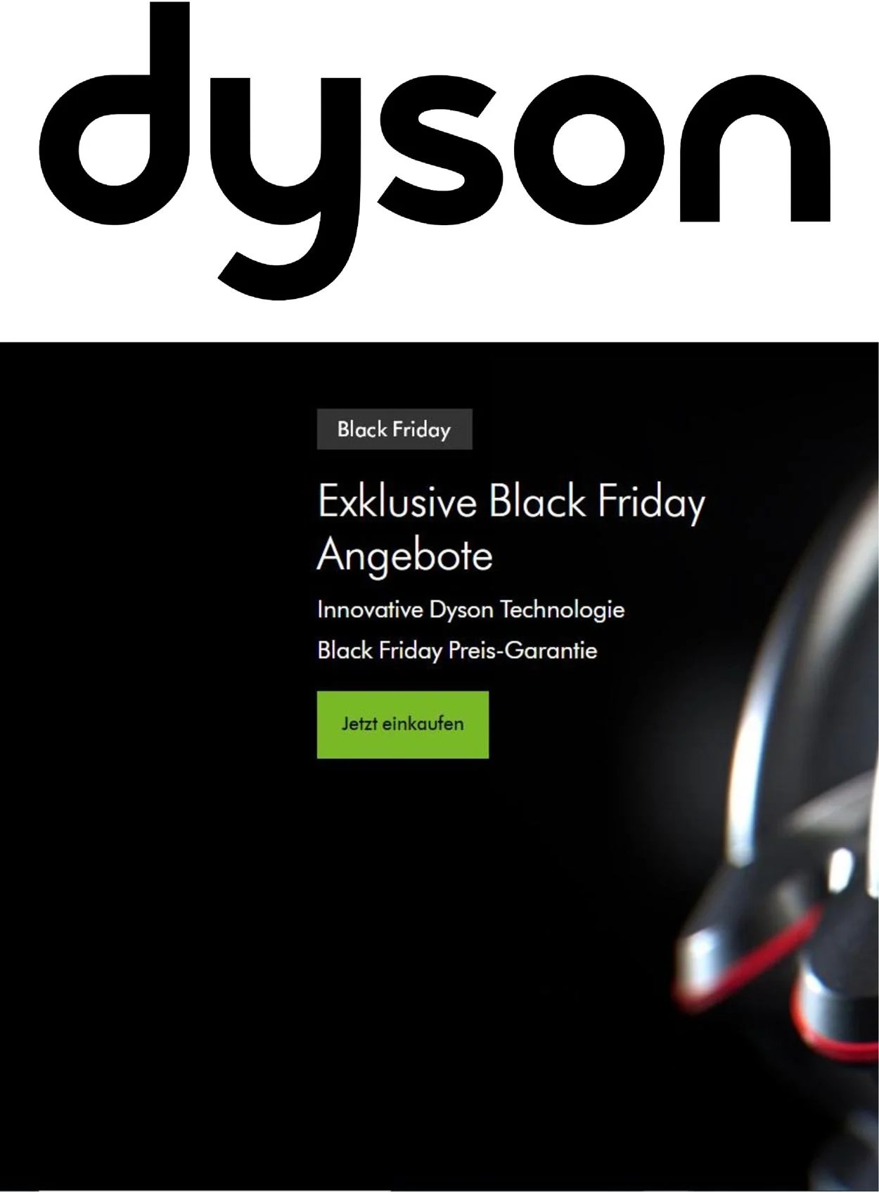 Dyson BLACK FRIDAY 2021 Prospekt 22.11 30.11.2021 Rabato
