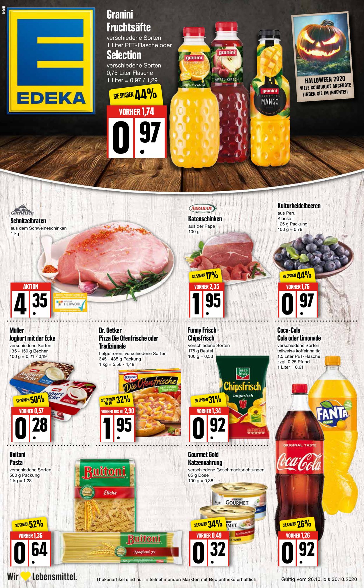 Edeka Prospekt 26.10 30.10.2020 Rabato