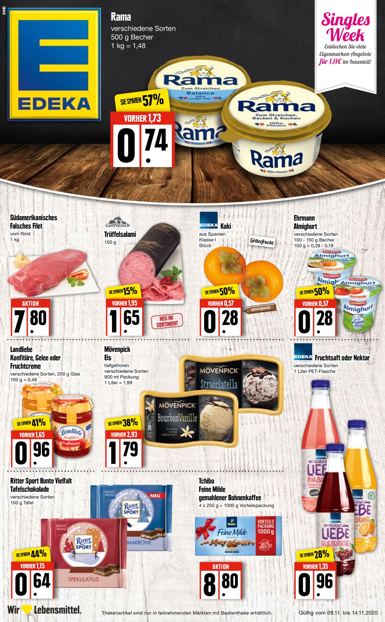 Edeka Prospekt 09.11 14.11.2020 (Seite 14) Rabato