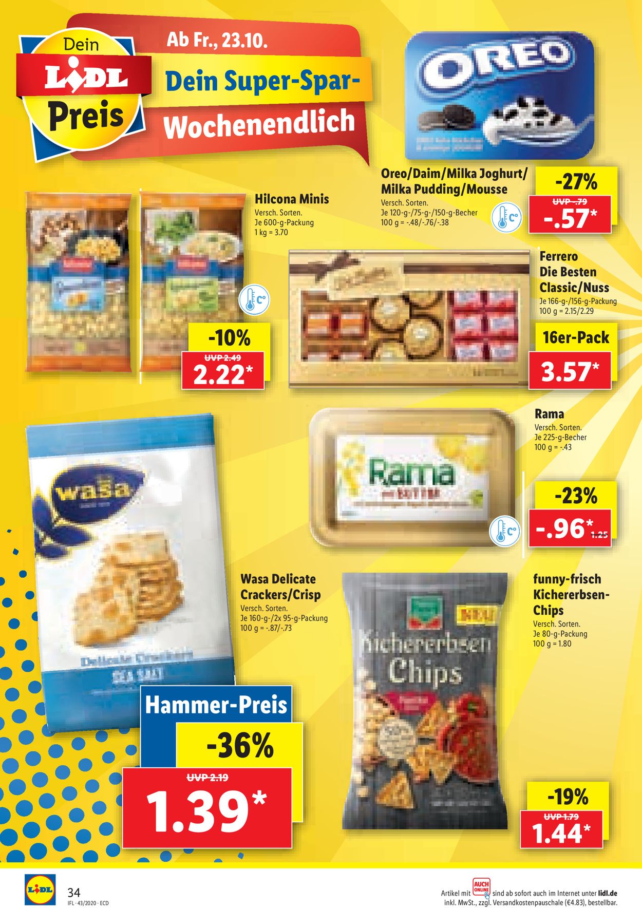 Lidl Prospekt 19.10 24.10.2020 (Seite 34) Rabato