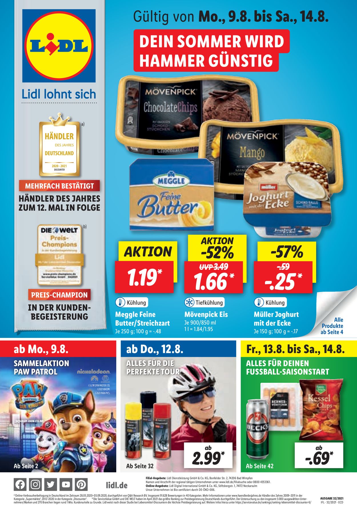 Lidl Prospekt 09.08 14.08.2021 (Seite 6) Rabato