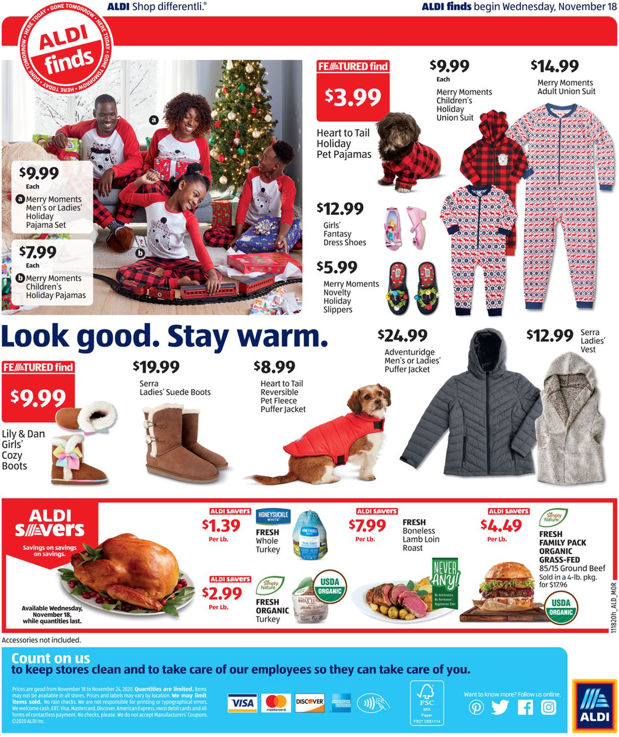ALDI Holiday 2020 Ad Circular 11/18 11/24/2020 (Page 4) Rabato