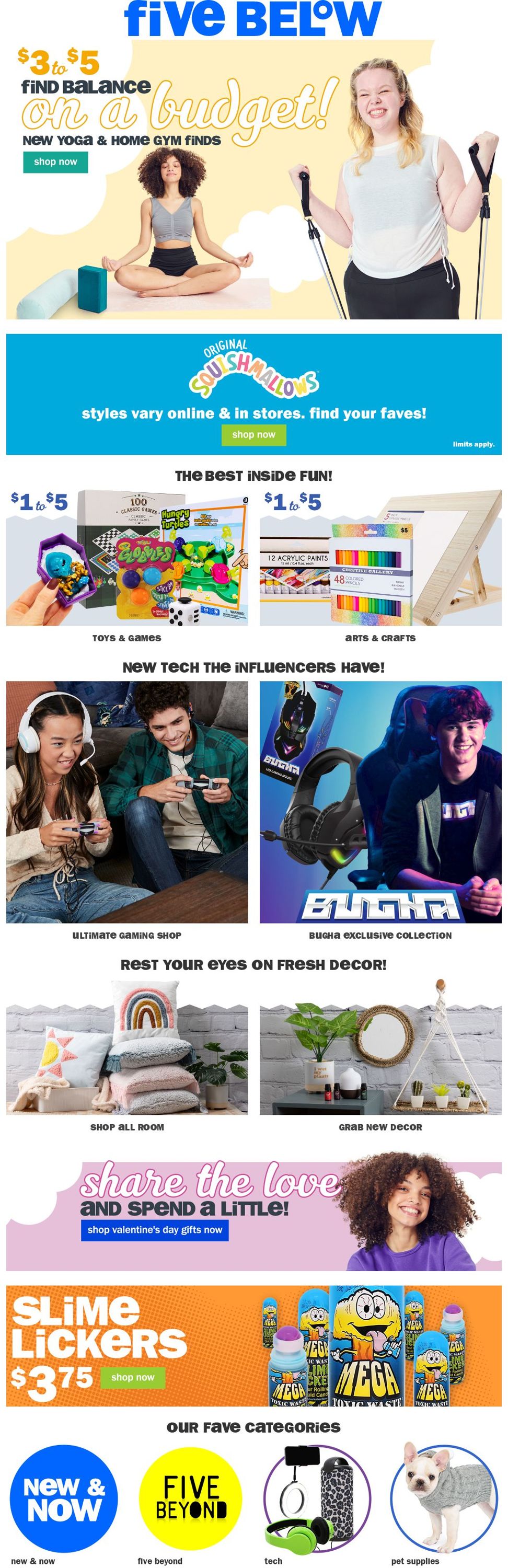 Five Below Ad Circular 01/26 02/01/2022 Rabato