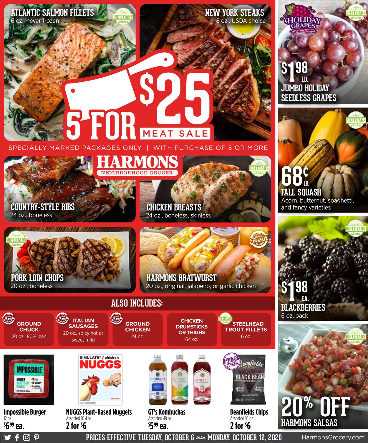 Harmons Ad Circular 10/06 10/12/2020 Rabato